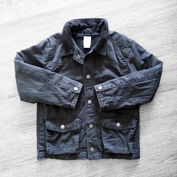 Gymboree Other - KIDS UTILITY military field black barn jacket coat
